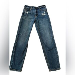 Cello Mid Blue Denim Jeans with Contrast Stitching